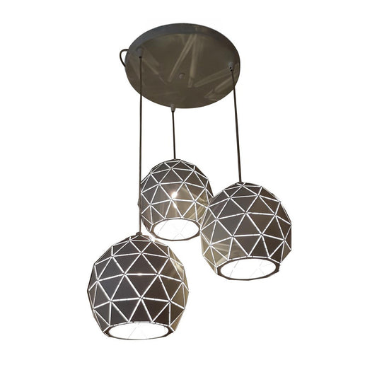 P1837/3 3 Light Round Pendant