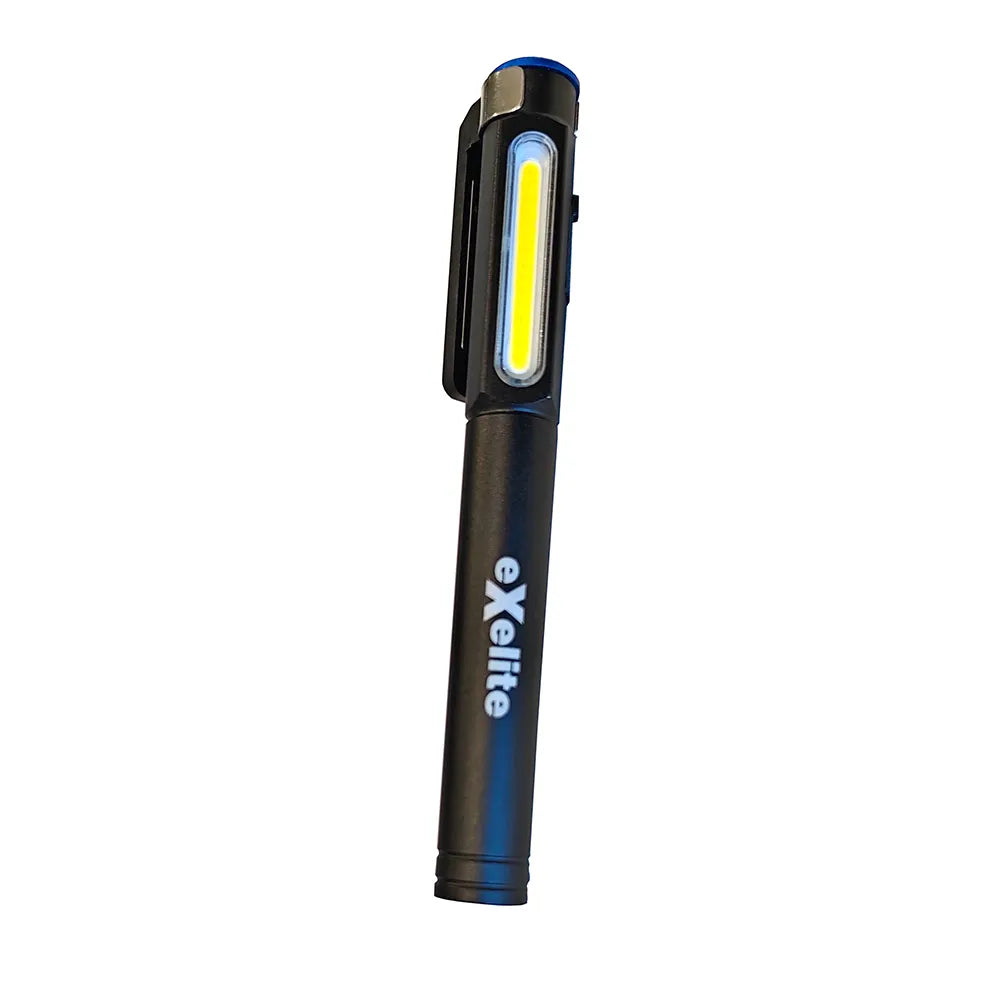 Pen Light: Spotlight & Floodlight With A Magnetic Clip