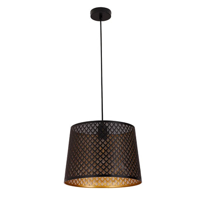 Penshade: Interior Slanted With Geometry Pattern Laser Cut Pendant Lights