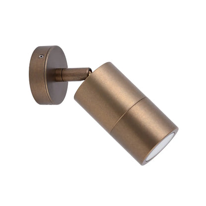 GU10 Exterior Wall Pillar Spot Lights - Single Adjustable