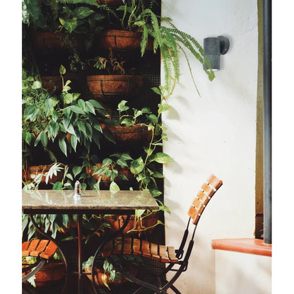 Exterior Wall Pillar Spot Lights - Solid Patina Brass