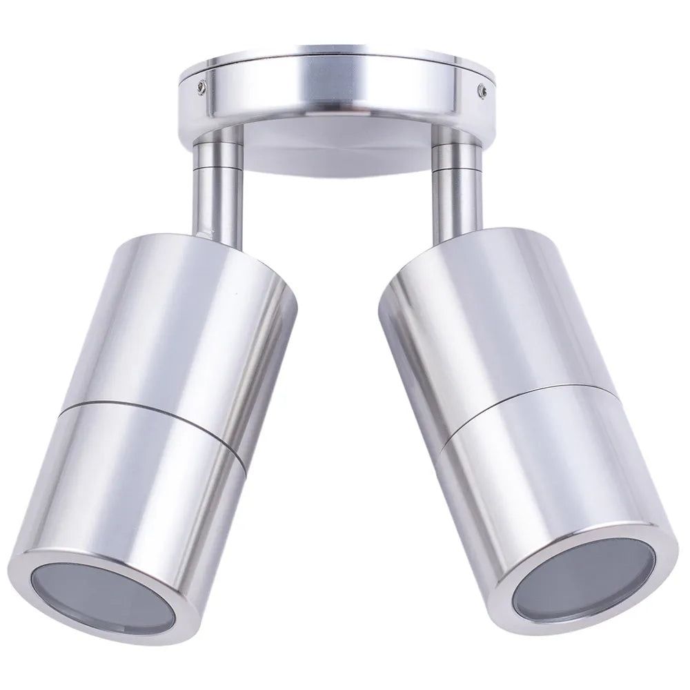 Double Adjustable Outdoor Wall Pillar Light