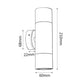 Exterior Wall Pillar Spot Lights - Solid Patina Brass
