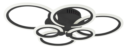 Mykonos Six Ring 60w Remote Control LED Fitting
