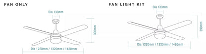 Precision White Ceiling Fan