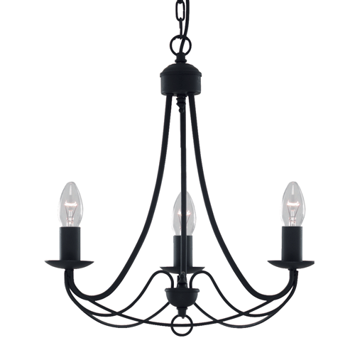 Maypole 3 Light Candelabra Pendant