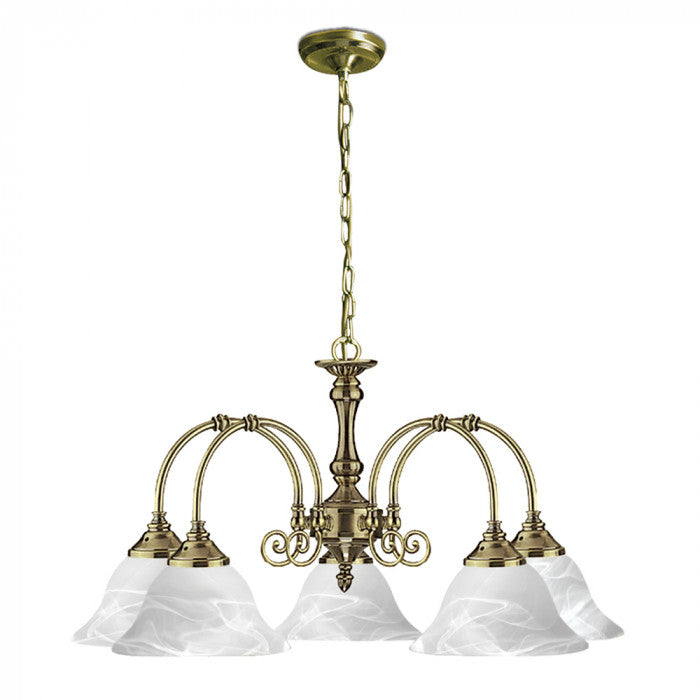 Heritage 5 Light Pendant