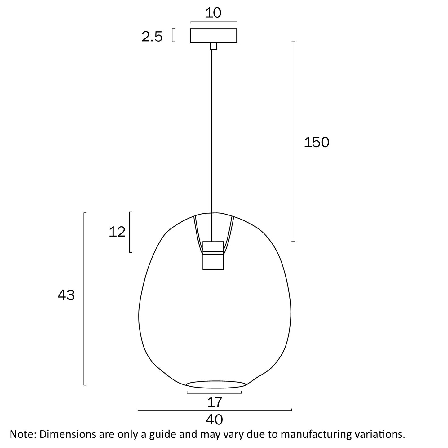 Rana 40 Pendant