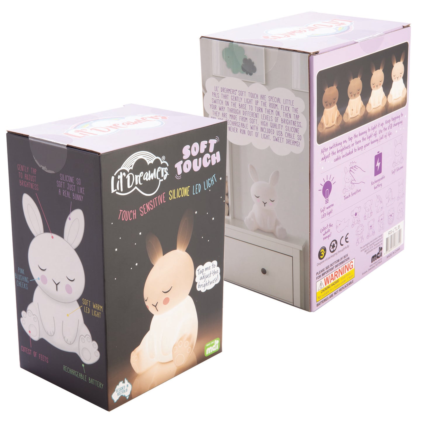 Bunny Silicone Touch Lamp