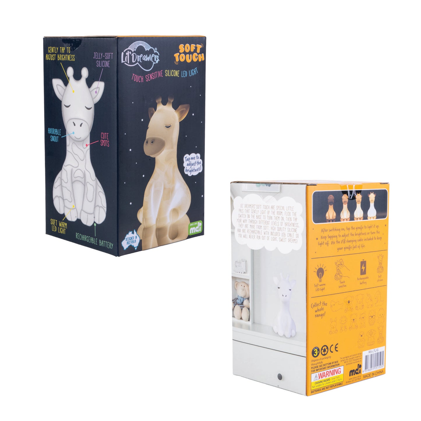 Giraffe Silicone Touch Lamp