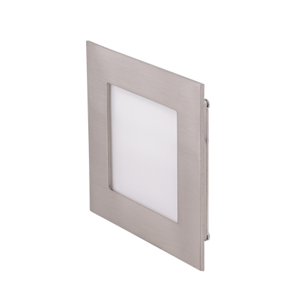 BROOM S9311 - 3W Recessed 3 watt LED square profile wall luminaire