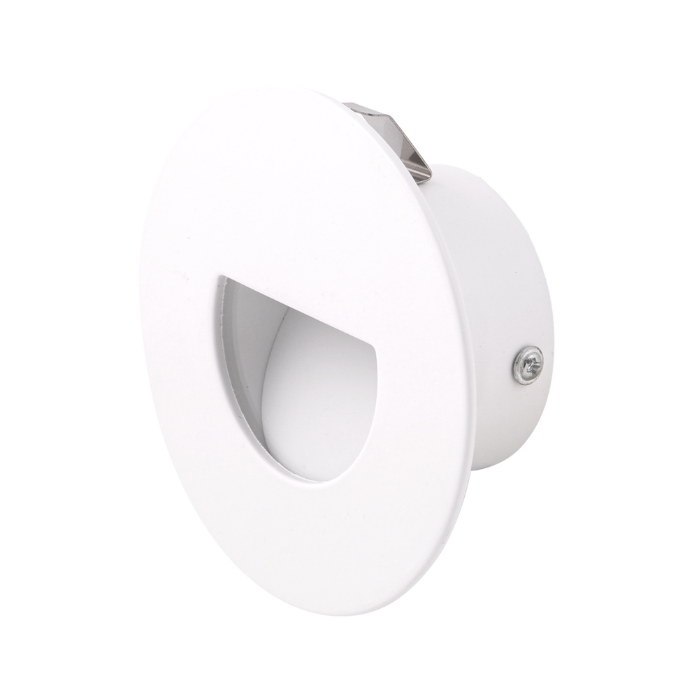 DARHAM ROUND S9317 - 1.5W LED recessed round profile wall luminaire