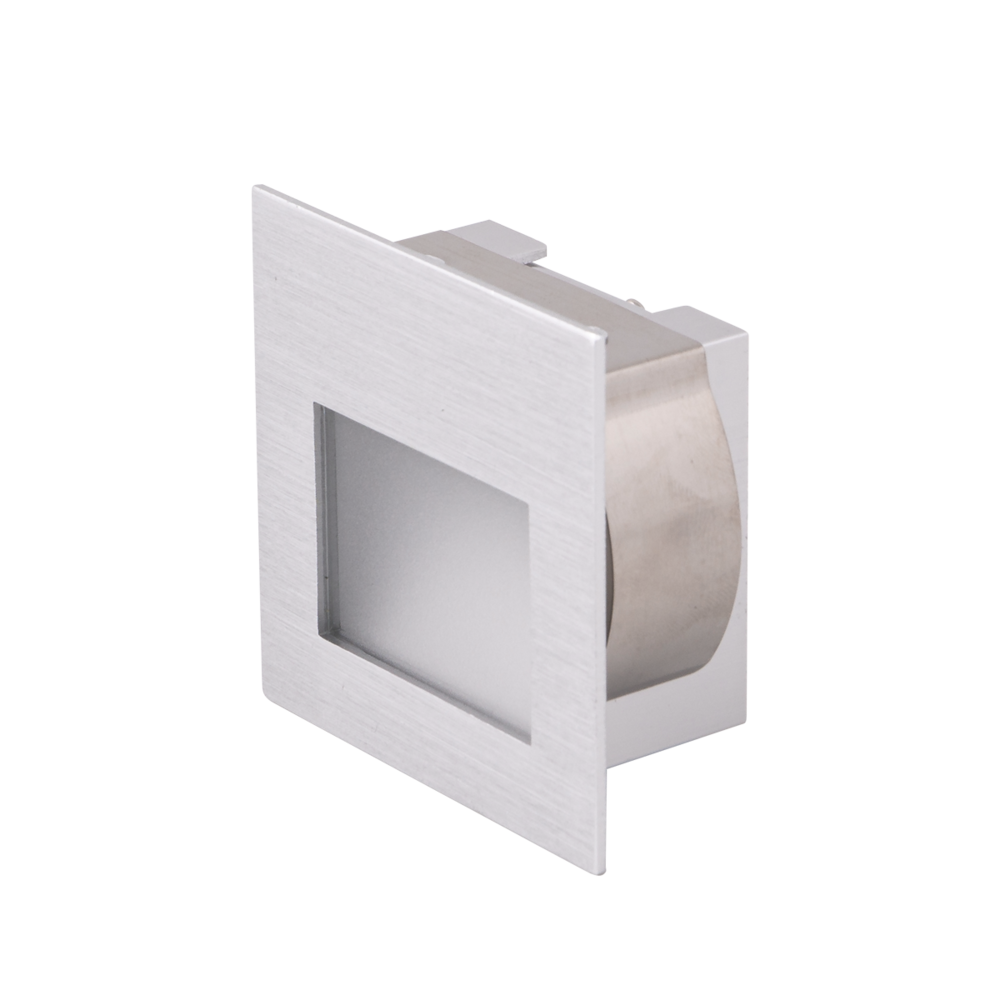 LEEMAN MINI S9319 - 1.5W LED recessed MINI square wall luminaire