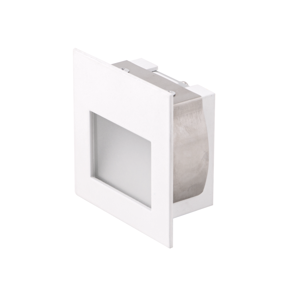 LEEMAN MINI S9319 - 1.5W LED recessed MINI square wall luminaire