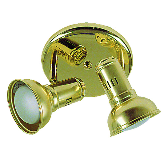 E27 R80 Spotlight in Brass