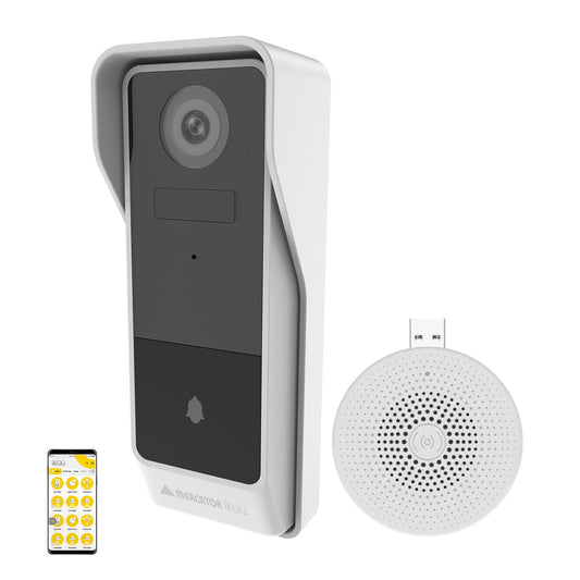 Ikuü Smart Wi-Fi Rechargeable Video Doorbell