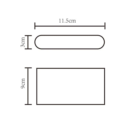 Ultra Slim Up Down Wall Light Tricolour