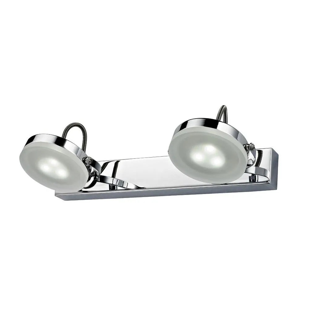 Seattle: City Series Led Interior Adjustable Medium Bar Chrome Wall Light