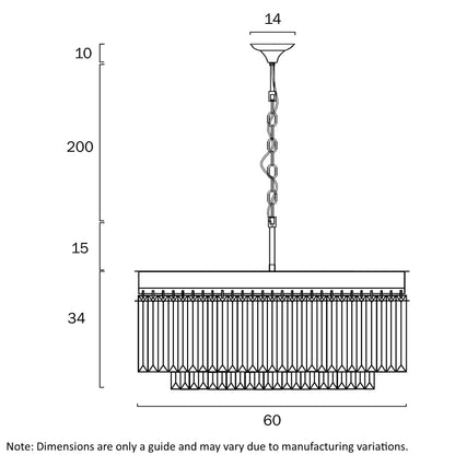 Serene Crystal Pendant Lights