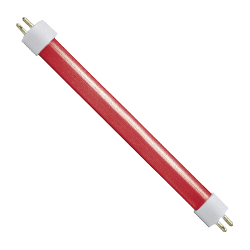 Red 6W T4 Fluorescent Tube