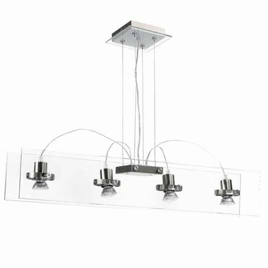 GU10 Ceiling Suspension Four Bar Spotlight