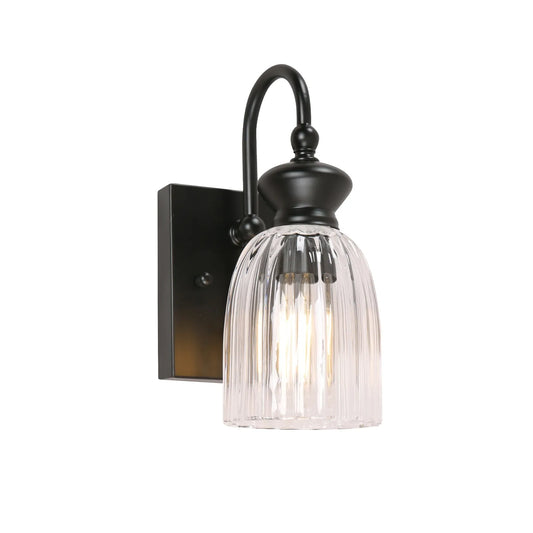 SINO: Interior Ellipse Single Clear Glass Shade Wall Lights