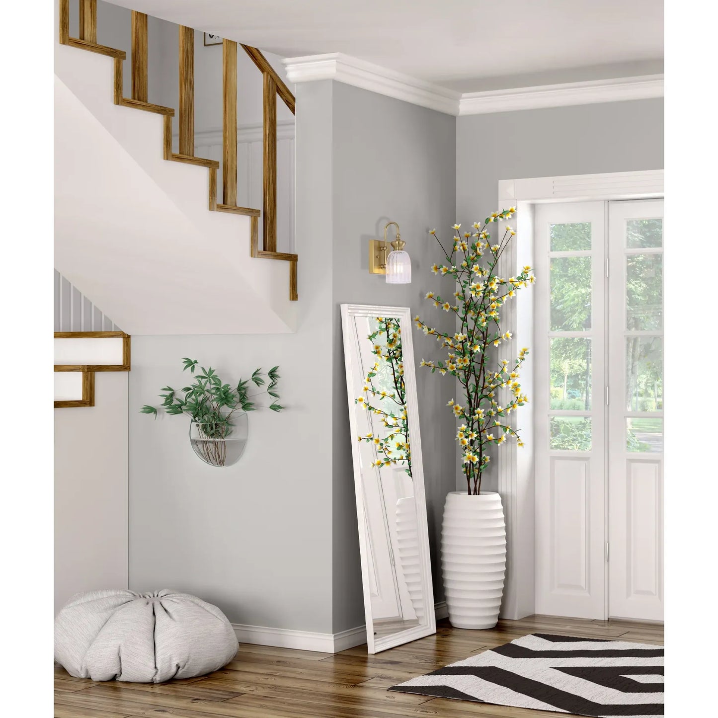 SINO: Interior Ellipse Single Clear Glass Shade Wall Lights