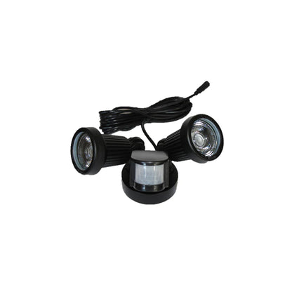 High Output 2x5w Flood Light with Remote Control + Sensor - Cool White