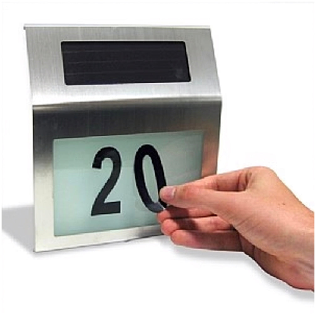 Stainless Steel Illuminated House Number