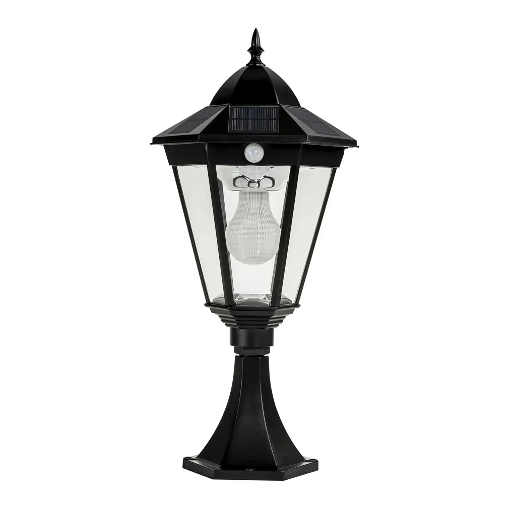 Traditional Pillar Light with Motion Sensor - SLDPIL0012A