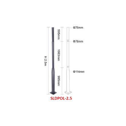 Sectional Galvanized Steel Poles