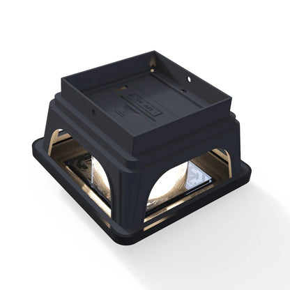 Contemporary Solar Post Topper - 2 Pack