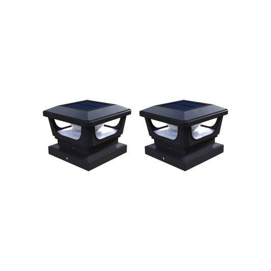 Contemporary Solar Post Topper - 2 Pack