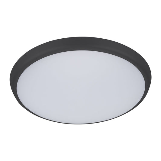 Solar-Rd-300 25w LED Oyster Black