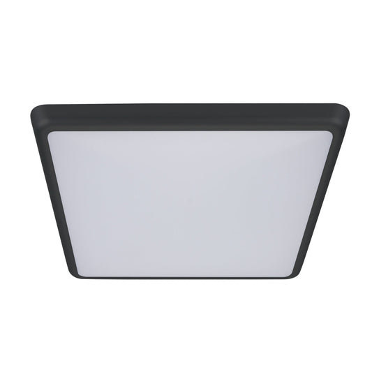 Solar-Sq-300 25w LED Oyster Black