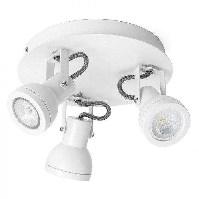 Reagan GU10 Triple Pan Spotlight