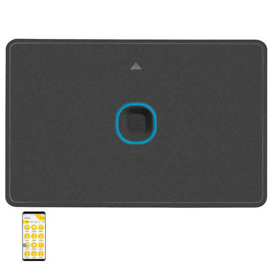 Ikuü Smart Zigbee Single Switch Matt Black