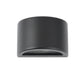 Ste: Exterior 12V Matte Black Curved Surface Mounted Step / Wall Lights