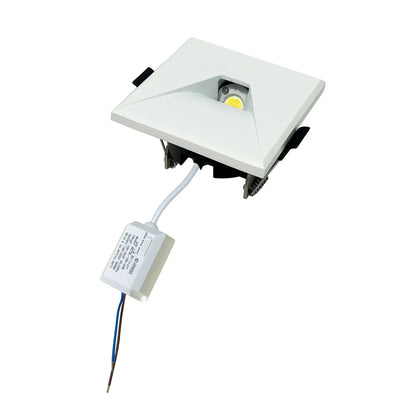 Interior LED Tri-CCT Recessed Round Step Lights