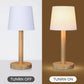 Sandy Wooden Table Lamp