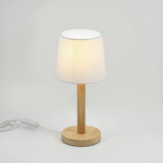 Sandy Wooden Table Lamp