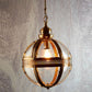 Saxon Antique Brass Light Pendant