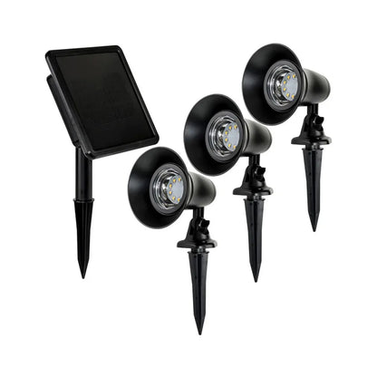 Garden Spot Light Kit with Remote Solar Panel