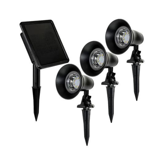 Garden Spot Light Kit with Remote Solar Panel