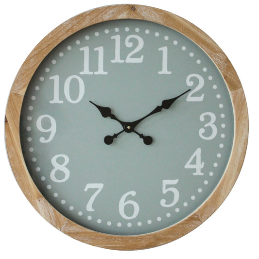 Silver Dollar Clock - 60cm