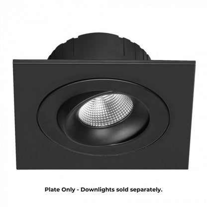 Single Plate for Multiform LED Downlights