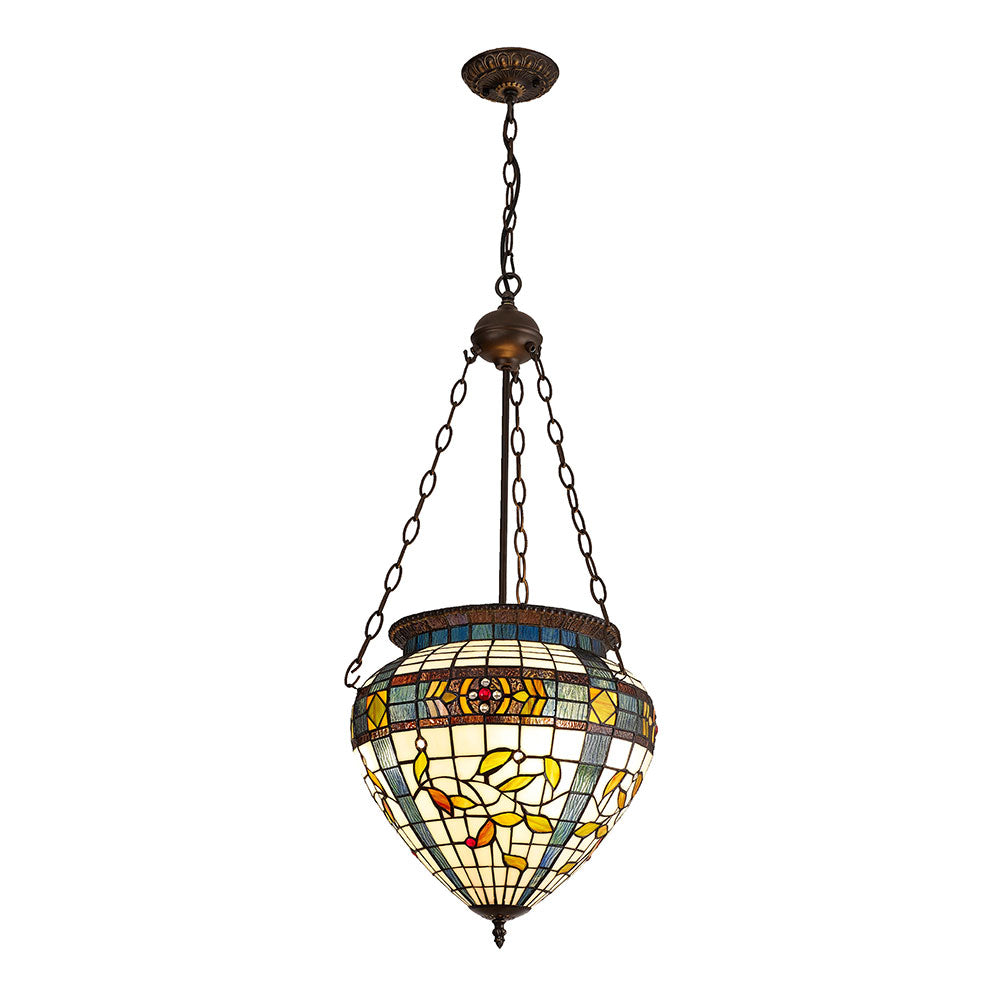 Cone Shape 14 Inch Lead Light Pendant