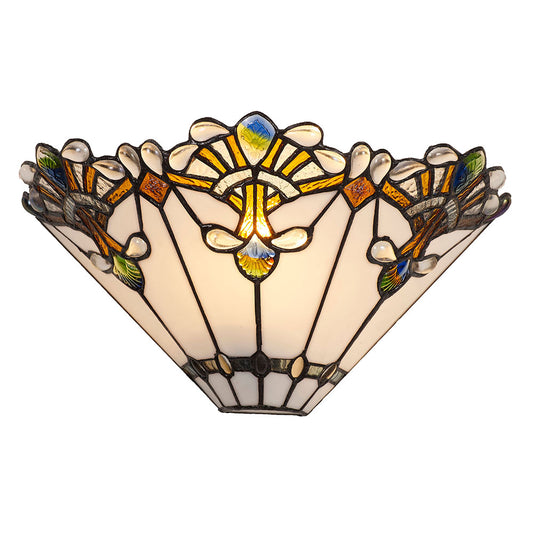 Butterfly Knots Tiffany Wall Lamp White