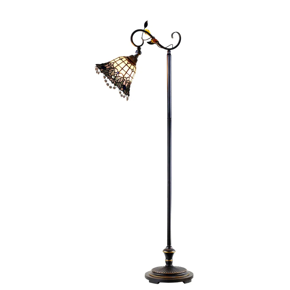 Shelby Botanical Gooseneck Floor Lamp