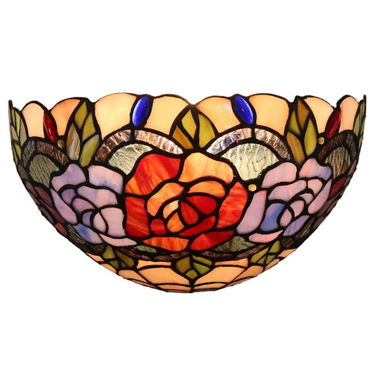 Red Rose Wall Light